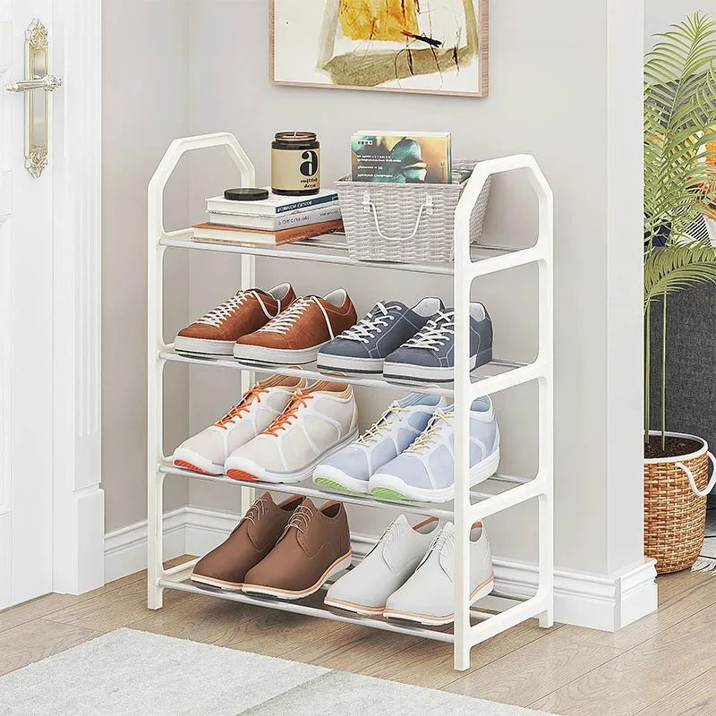 4 Floor Assembly Simple Creative Home Shoe Rack Dormitory Door Storage Rack Storage Shoe Multifunctional Cabinet  Home Supplies