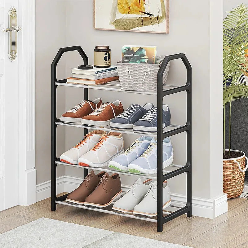 4 Floor Assembly Simple Creative Home Shoe Rack Dormitory Door Storage Rack Storage Shoe Multifunctional Cabinet  Home Supplies